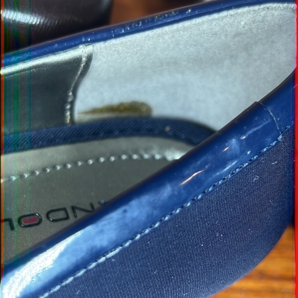 Bandolino  flat shoes blue color size 6 - Picture 8 of 9